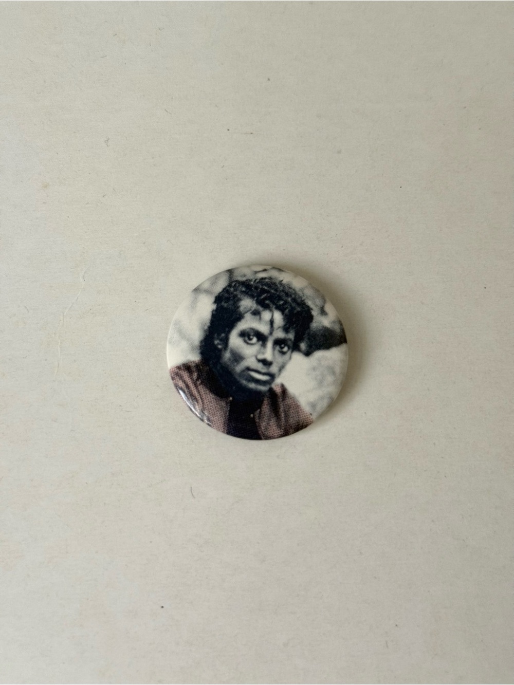Vintage 1980s Michael Jackson Thriller Era Small Pin – Retro Music Memorabilia